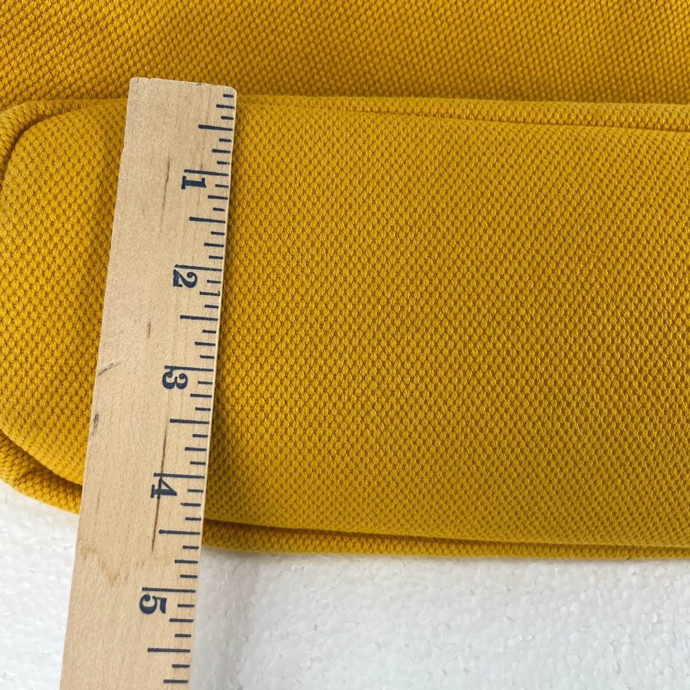 Michael Kors‎ Marina Mustard Yellow Large Canvas Tote Handbag Rope Handle Hobo - Picture 15 of 16